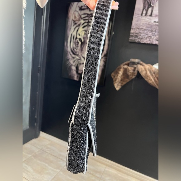 ☠️🖤MADE IN INDIA VIRAL Skull Beaded Shoulder Bag🖤☠️NWT - Picture 11 of 15